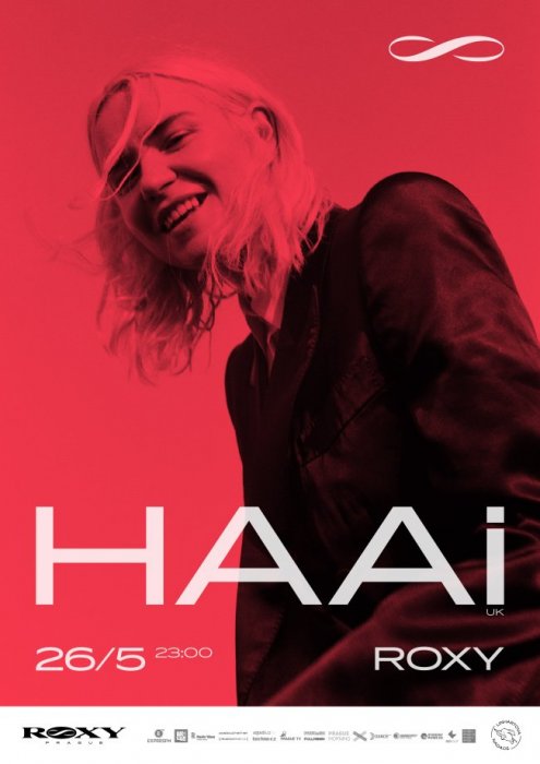 Vibrant electronic wonderland. HAAi is coming to ROXY Prague for the first time
