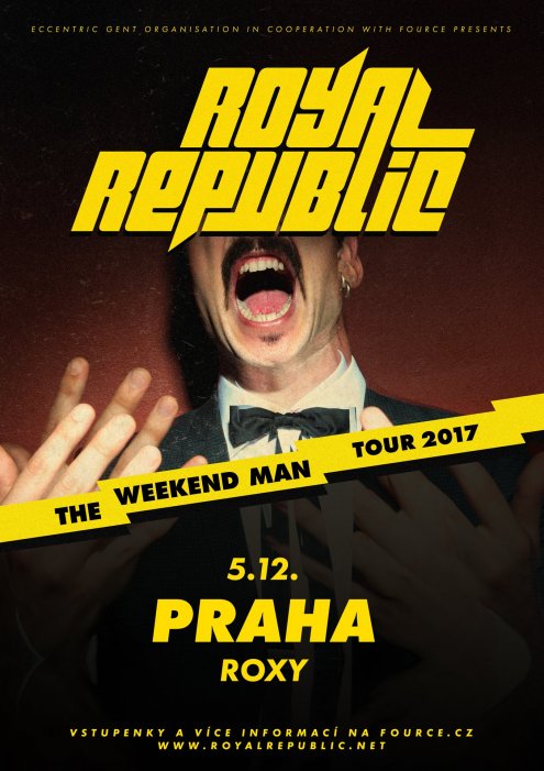 Royal Republic slaví deset let a jedou do Prahy a Brna
