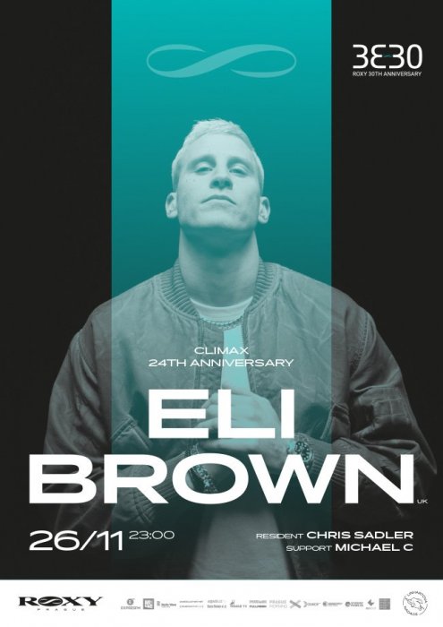 Poprvé přijíždí Eli Brown, nezastavitelný, drsný a podvratný DJ z Bristolu