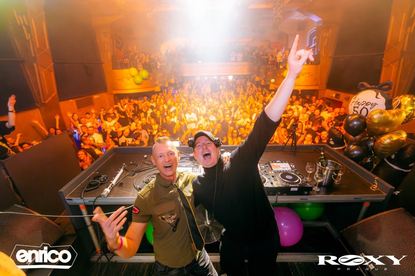 DJ ENRICO 50. BDAY W/ KRYDER | ROXY Prague